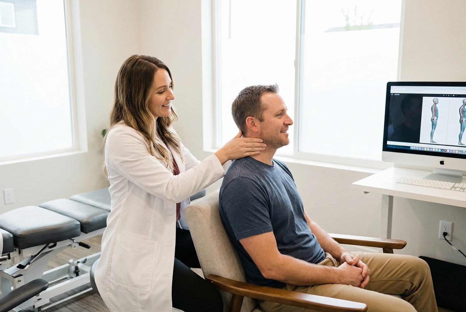 Neck pain chiropractic care at Mecham Chiropractic in Murray UT