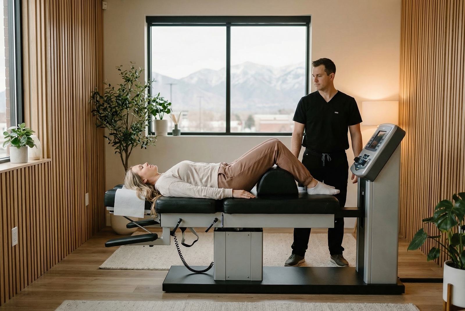 Spinal decompression therapy at Mecham Chiropractic in Murray UT